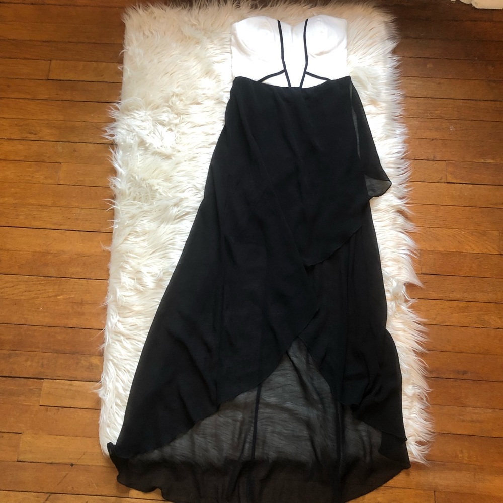 Charlotte Russe Strapless High-Low Dress Sz M